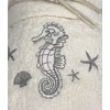 Set Ocean Sea Seahorse Hand Towel Beige