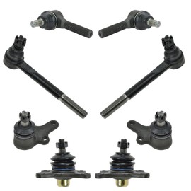 TRQ Front Steering & Suspension Kit Ball Joint Tie Rod Compatible with 1989-1995 Toyota Pickup