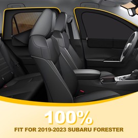 XCBYT Forester Window Sunshades for 2019–2023, Dual Layer Car Window Covers with Breathable Mesh & Blackout Cloth, 99% UV Protection Privacy Curtains for Car Camping, Sleeping & Rest (4 PCS)