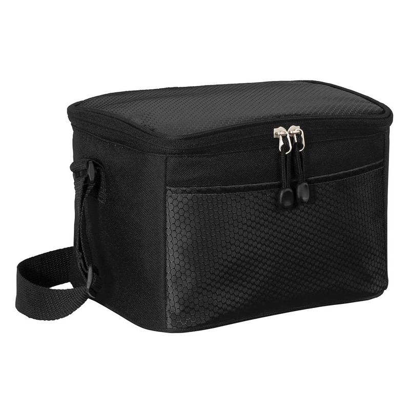 6-Can Cube Cooler Black/Black