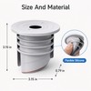 2pcs Sink Drain Plug for Bathroom and Kitchen - 70-75mm