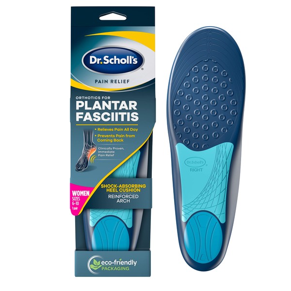 Dr.Scholl’s Plantar Fasciitis Pain Relief Orthotics Clinically Proven Relief And Prevention of Plantar Fasciitis Pain for, Standart, Standart, Cut To Fit: Women's Size 6-0, Standart, 1 Pair