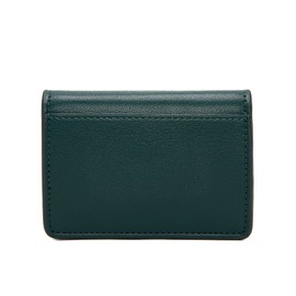 lighthaven RFID Blocking Minimalist Business Credit Card Holder for Men and Women -Front Pocket Wallet-Green, black out, Simple