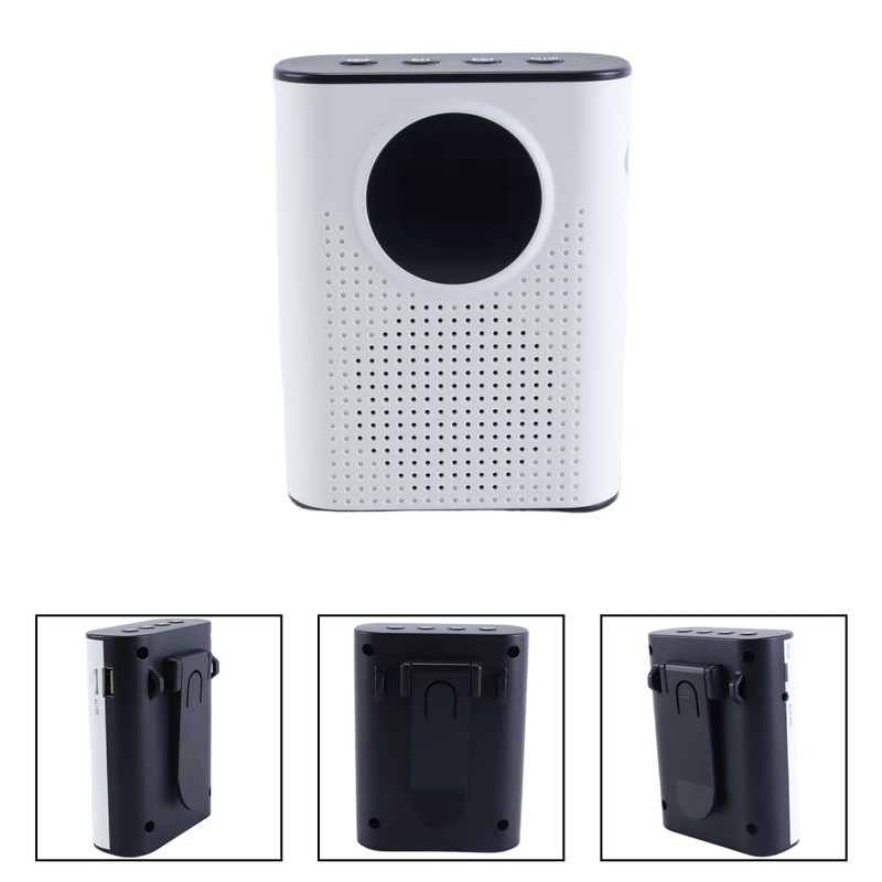 Durlo Voice Amplifier with Magnetic Wireless Lavalier Microphone, Portable Amplifier