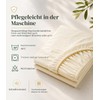 FANSU Round Fitted Sheet 220 x 220, 100% Cotton Flat