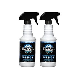 NOK OUT Odor Remover, Pet Deodorizer and Cleaning Spray, 16 Fluid Ounce Spray, 2-Pack
