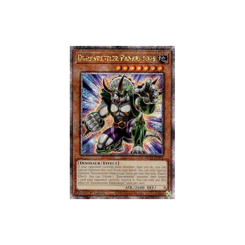 Dinowrestler Pankratops - MP24-EN047 - Quarter Century Secret Rare -