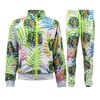 Men's Neon Jungle Tiger Track Suits 2 Piece Sweatsuit Set