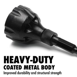 Deburring External Chamfer Tool, with Tungsten Carbide Blade, Deburring Chamfering Drill Bit, Remove Burr Tools Quick Release Hex Shank. Improved Durability and Sharpness. Fits 1/8" to 3/4".