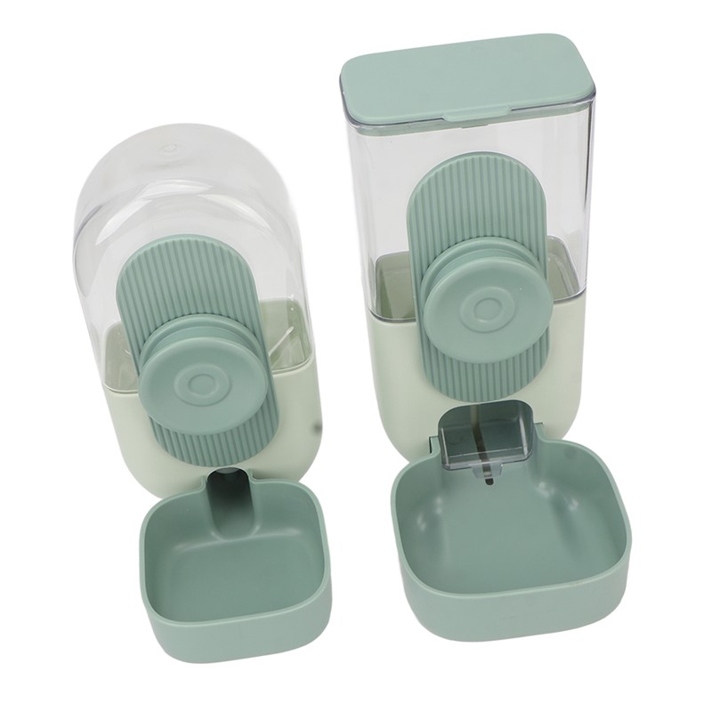 Hanging Automatic Food Water Dispenser Safe Cage Cat Food Water