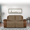 Easy-Going Loveseat Recliner Cover, Reversible Couch Cover for Double Recliner,