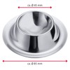 Westmark 6 egg cups, round, stackable, diameter 8.5 cm, stainless