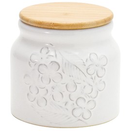 aito Seisakusho 267923 Lien Canister, Storage Container with Lid, Approx. 3.9 inches (10 cm), White, Mino Ware