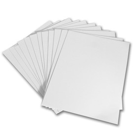 QIDIWIN EVA Foam Craft Sheets - 9x12 Inch 2mm Thick Versatile Non-Adhesive Foam for DIY, Cosplay, Scrapbooking, Classroom Projects - Durable, Flexible, Perfect for Crafting, 12 Pack(White)