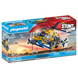 Playmobil Air Stunt Show Helicopter with Film Crew
