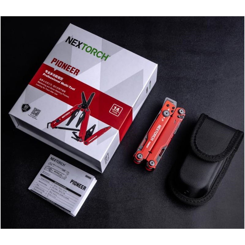 NEXTORCH PIONEER MT20 14-IN-1 Multi-tools Full-Size,Versatile Multi-tool Set with Scissors
