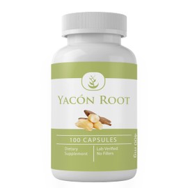 PURE ORIGINAL INGREDIENTS Yacon Root, (100 Capsules) Always Pure, No Additives Or Fillers, Lab Verified