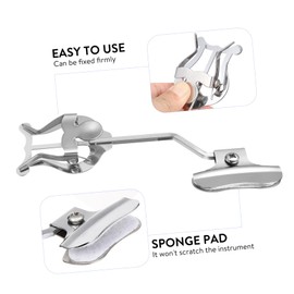 CAXUSD Clip-On Trombone Bell Lyre - Trumpet Music Clip Holder Sheet Music Instrument Rack Trumpet Lyre Clamp Valve Slide Rail Marching Music Clamshell for Trombone and Trumpet