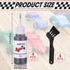 4 Pack Pinewood Car Graphite Powder, 0.5oz Each with Needle