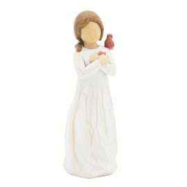 Dekismeos Angel Cardinal Figurine,Cardinal Memorial Gift,Sympathy Gifts for Loss of Loved One,Cardinal Gifts for Women