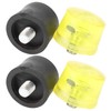 Rubber Hammer Replacement Mallet Head Tips 4 Pack Yellow Black