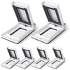 ELEGRP Vertical Outdoor Cover for Decotative Receptacles, Weatherproof Wall Plate,