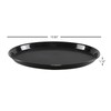 Zopnny 6-Pack Plastic Round Serving Trays, Breakfast Food Serving Trays