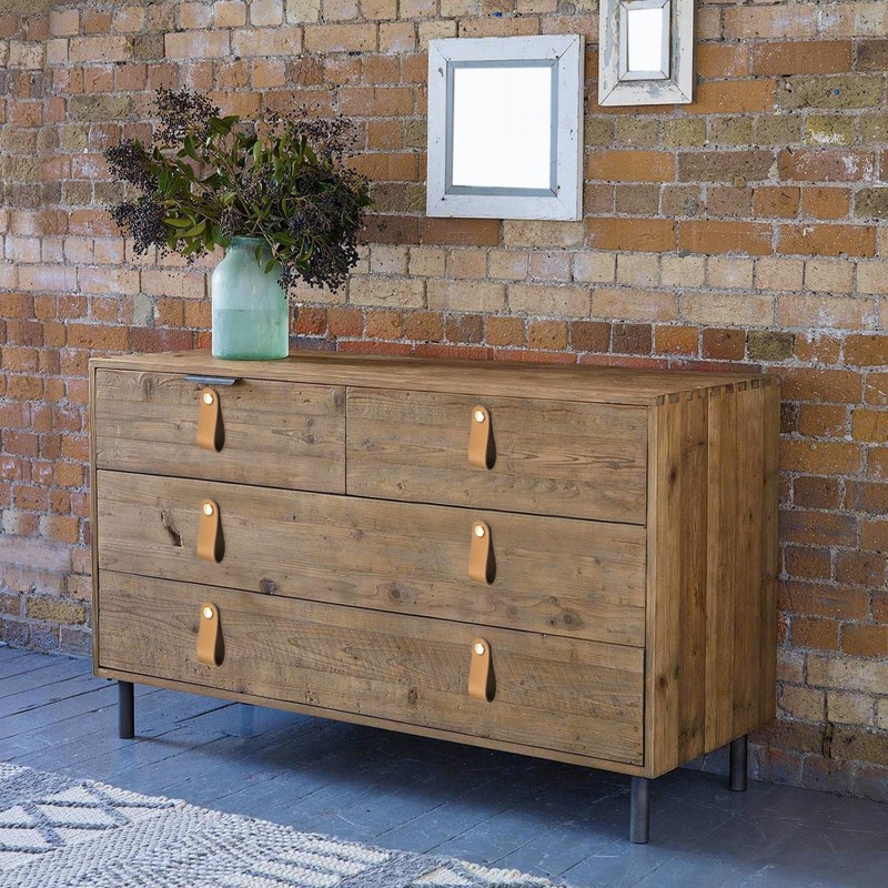 sourcing map Leather Drawer Pulls, 65x25mm 2Pcs Surface Leather Furniture