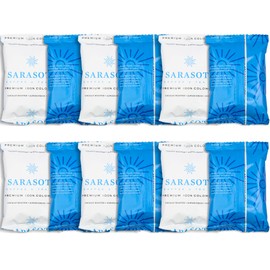 Sarasota Coffee Ground Packets | Gourmet Colombian Medium Roast Ground Coffee Packs | Columbian | Low Acid Mold Free Individual Single Pot Pouches for 12 Cup Coffee Maker | 2 Ounce Bags, 12 Count