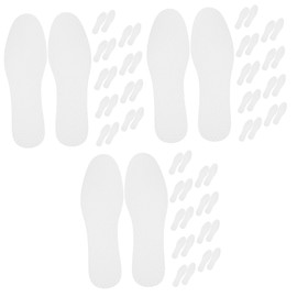 TOVINANNA 3sets Replaceable Shoe Inserts Massaging Insoles for Men Thin Paper Material Sports Daily Use Comfortable Breathable Design 20pairs*3