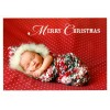 RSVP Merry First Christmas Sleeping Baby Nestled Snug Knitted Stocking