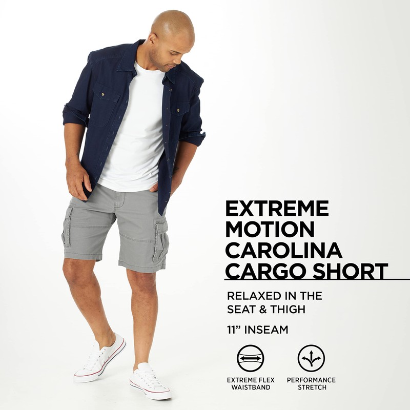 Lee Men's Extreme Motion Carolina Cargo Shorts, Classic camouflage