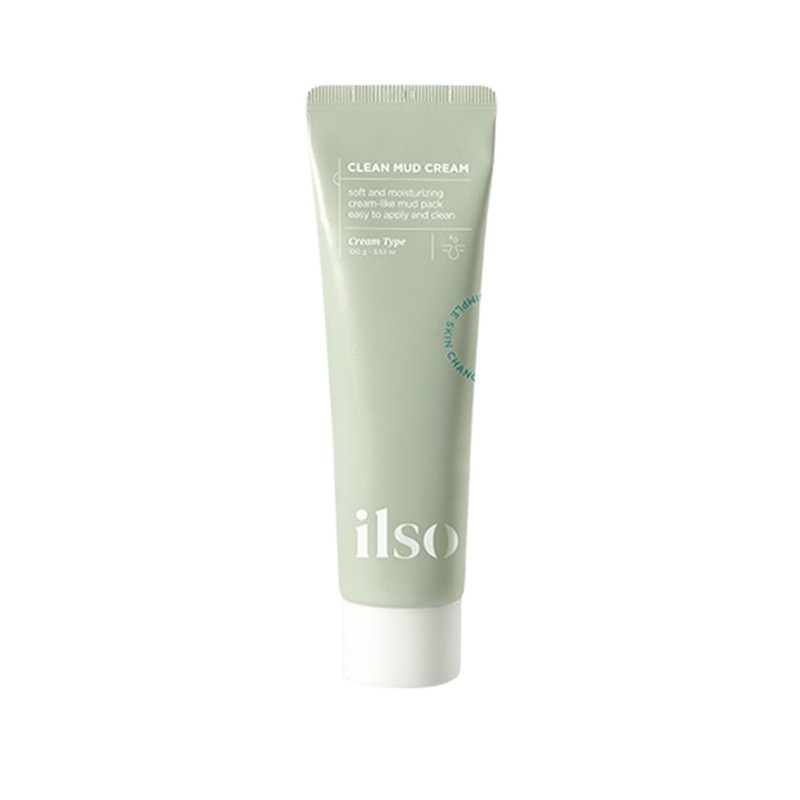Ilso Clean Mud Cream Wash Off Pack 100g Clean Mud