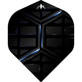 Mission Darts Hexon Dart Flights Standard No.2 Shape 100 Micron - 5 Sets of 3 Flights (F4094)