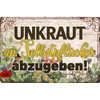 Weatherproof Garden Sign - Weeds to Self Picker - Funny