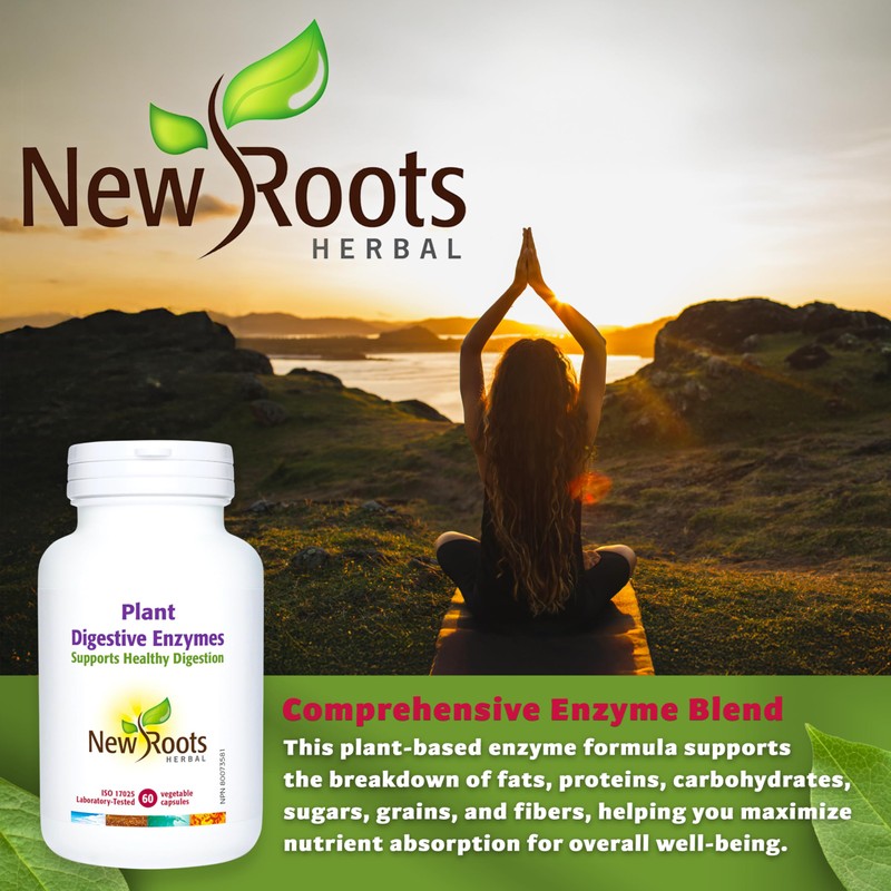 NEW ROOTS HERBAL New Roots Herbal Plant Digestive Enzymes 60