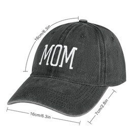 Mom and Dad Hats Set of 2 Pcs Embroidered Adjustable Baseball Caps Gift for Parents Couples Classic Mom Dad Gifts Hat (Cotton, 01 MOM + DAD)