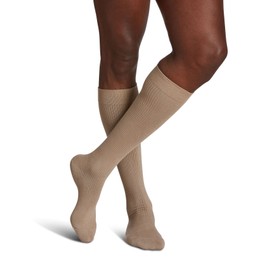 SIGVARIS GROUP CASUAL COTTON 15-20MM FOR MEN SIZE B  KHAKI- 1 PC