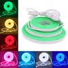Wisada 5V LED Neon Light with Push Button On/Off [4m,