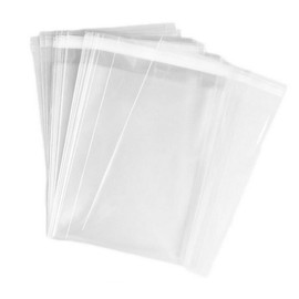 100PCS 9"x 12" Transparent Automatic Sealing Cello/Cellophane Treat Bag Packaging Bags with Self Adhesive Closure for Food Storage Bakery Candies Wrapping Sweets 1.2mil Thick