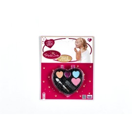 Theo Klein 5563 Princess Coralie Schmink-Herz, klein I Inkl. Lidschatten, Rouge und Lipgloss I Maße: 9 cm x 9 cm x 1,6 cm I Spielzeug für Kinder ab 3 Jahren