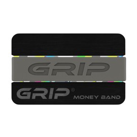 Grip Money Band - FOGHORN GRAY - Premium Silicone Band for Cash & Cards - Slim & Durable Design