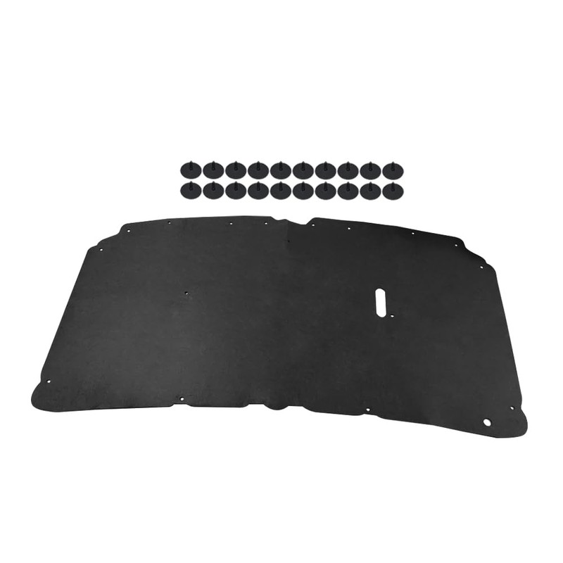 Zieichy Hood Insulation Pad w/ 20 Clips Compatible with Ford