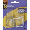 OOK 534016 1/4-Inch 20-Pound Adjustable Plastic Mirror Holders, 4-Pack