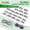 Hicello 3PCS Pocket Chainsaw Breaker Chain Saw Repairing Mending Tool