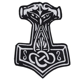 Mjoellnir - Aufnäher/Patch Thorshammer Thor Hammer zum aufbügeln