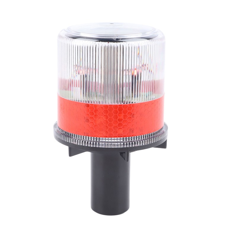 Solar Traffic Warning Light LED Waterproof Easy Move Traffic Flasher