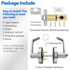 Onedaful Cuzofu Privacy Indicator Lever Lock Inuse or Vacant, Occupied