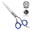 Barber Scissors 6.5 Inches with Fixed Finger Rest Right-Handed Stainless