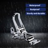 Marinebaby 2PCS Toggle Latch Clamp Stainless Steel Cabinet Hinge Lockable